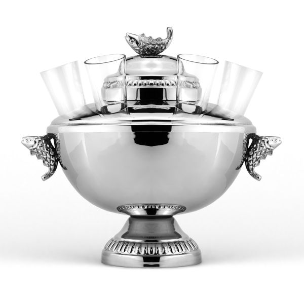 SILVER PLATED CAVIAR & VODKA SERVER - Campo Meat